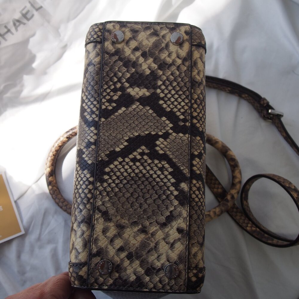 Michael Michael Kors Python Snake Embossed Leathe… - image 13